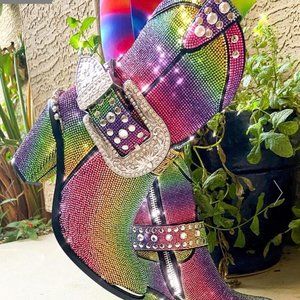 Dolls kill Groovy Sheriff Shine cowboy boots!